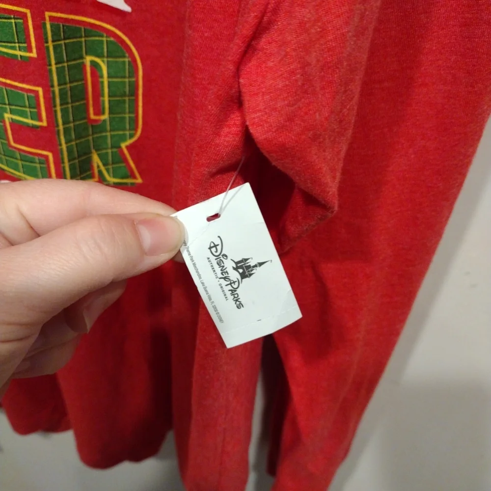 NWT Disney Parks Mickey Christmas Party Holiday Cheer 2018 Hooded Shirt Sz XXL - Picture 4 of 6